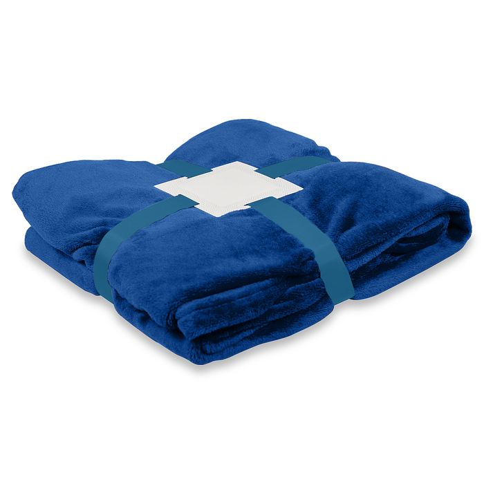 Плед флисовый SUPER SOFT COMFORT TRAVEL, синий