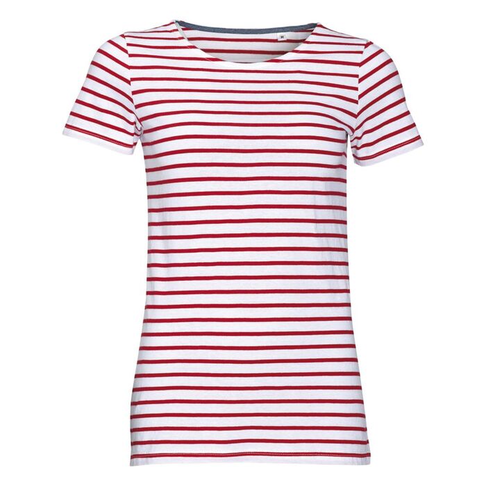 Футболка Miles Women белая с красным