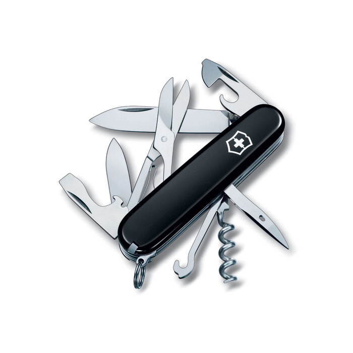 Нож перочинный VICTORINOX Climber мм функций, чёрный