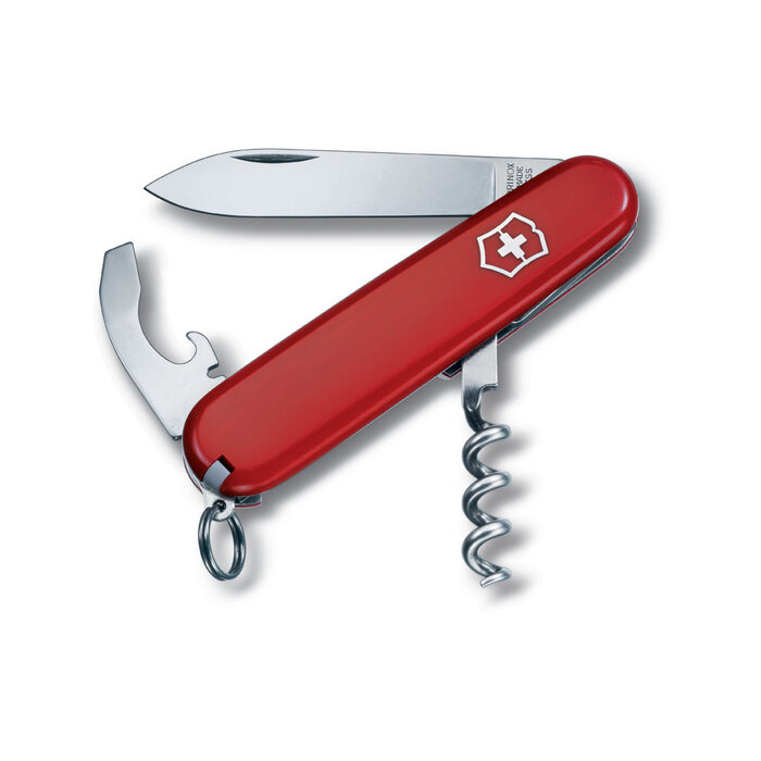 Нож перочинный VICTORINOX Waiter мм функций, красный