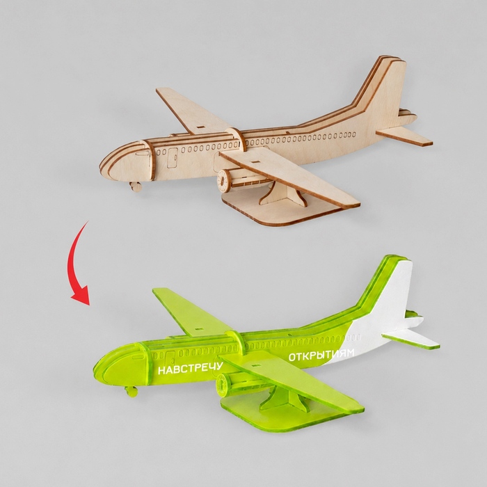 Деревянный 3d пазл 