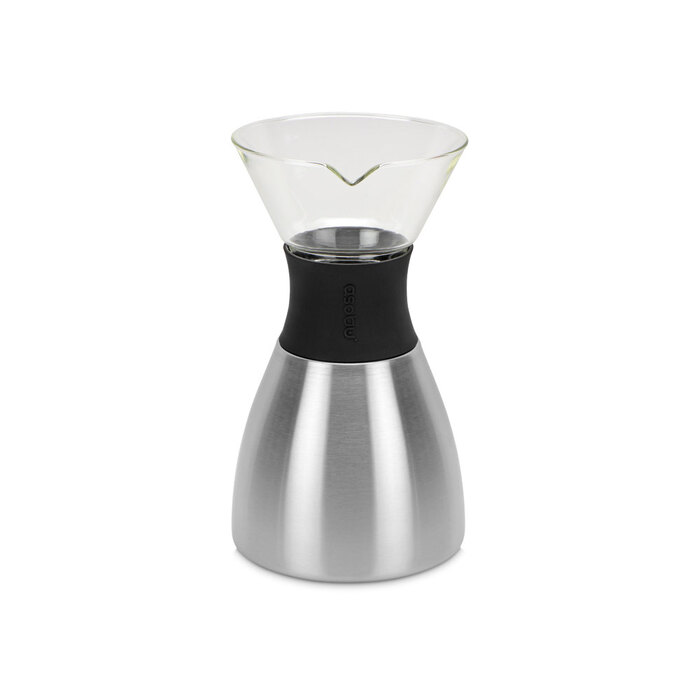 Кофеварка POUR OVER мл, серебристый/черный