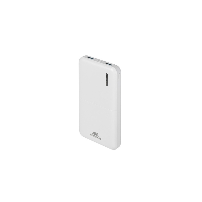 RIVACASE VA2532 (10000 мАч) QC/PD 20W внешний аккумулятор с дисплеем, белый 12/48