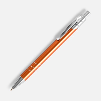 Ручка шариковая Undertone Metallic, оранжевая