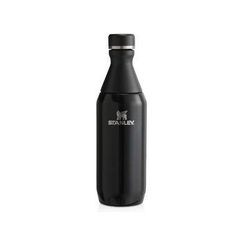 Бутылка для воды Stanley All Day Slim объемом 350 мл - черный глянцевый